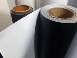 Banner laminado respaldo negro